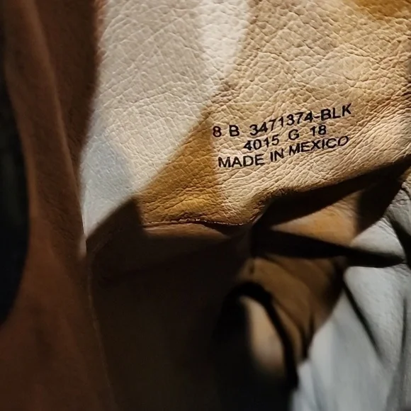 Frye Melissa Lug Black Boots 8 NWOT - Picture 5 of 8